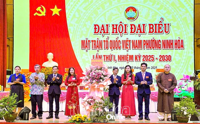 Đại hội đại biểu Ủy ban MTTQ Việt Nam phường Ninh Hòa lần thứ I, nhiệm kỳ 2025 - 2030