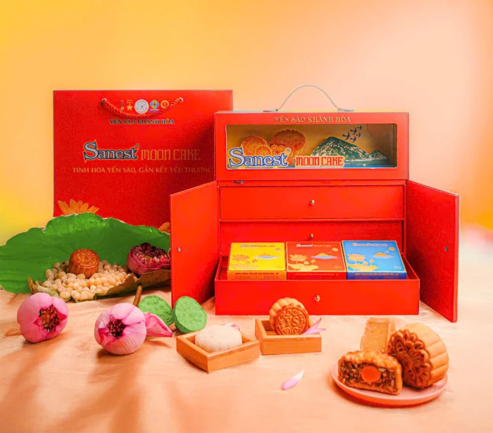 Sanest Moon Cake 2025: Tinh hoa yến sào - Gắn kết yêu thương