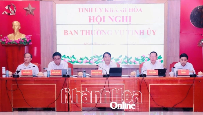 Hội nghị Ban Thường vụ Tỉnh ủy Khánh Hòa lần thứ nhất, nhiệm kỳ 2025 - 2030