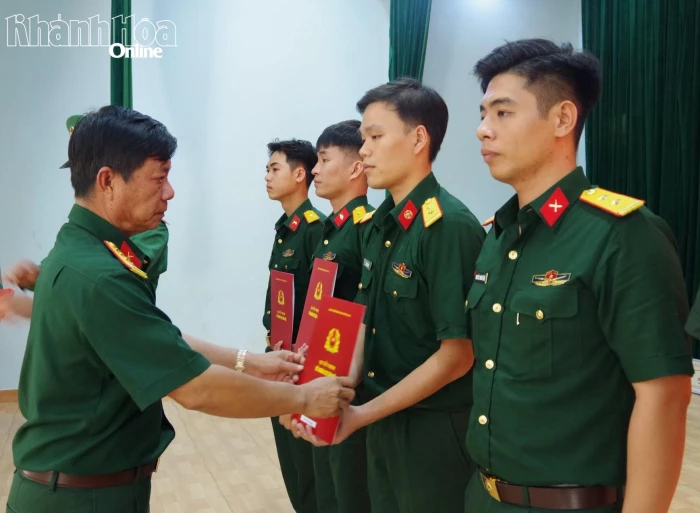 Đảng ủy Quân sự tỉnh Khánh Hòa công bố các quyết định về công tác cán bộ