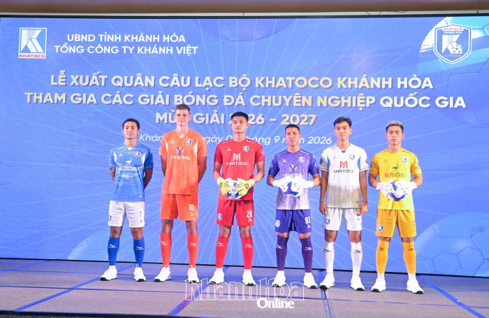Câu lạc bộ Khatoco Khánh Hòa xuất quân mùa giải mới
