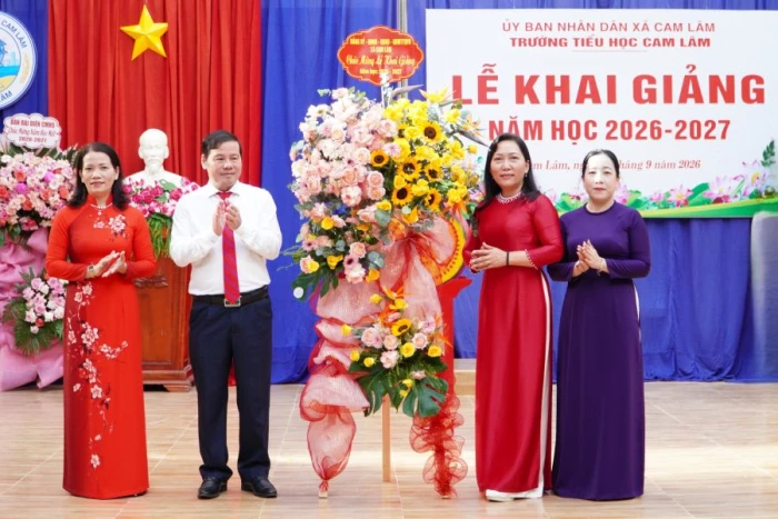 Các cấp học trên địa bàn xã Cam Lâm khai giảng năm học mới