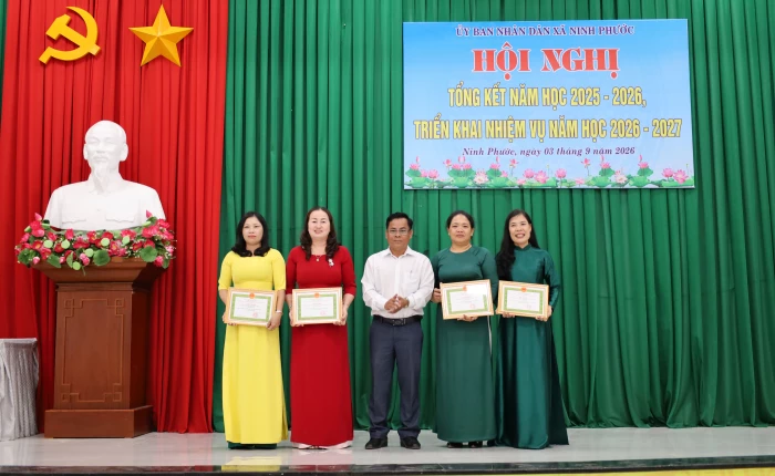 Xã Ninh Phước triển khai nhiệm vụ năm học 2026 - 2027