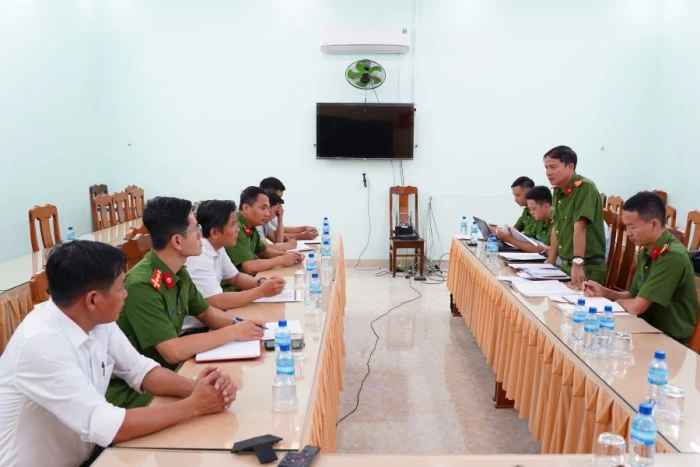 Công an tỉnh Khánh Hòa kiểm tra công tác phòng cháy, chữa cháy tại xã Vạn Thắng