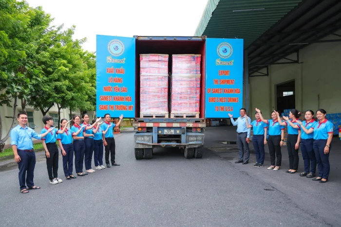 Nước giải khát Sanest Khánh Hòa tiếp tục xuất khẩu sang thị trường Mỹ