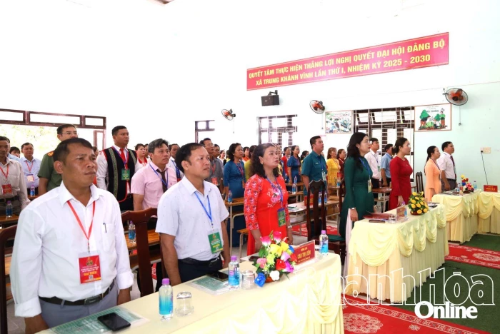 Đại hội đại biểu Hội Nông dân xã Trung Khánh Vĩnh lần thứ I