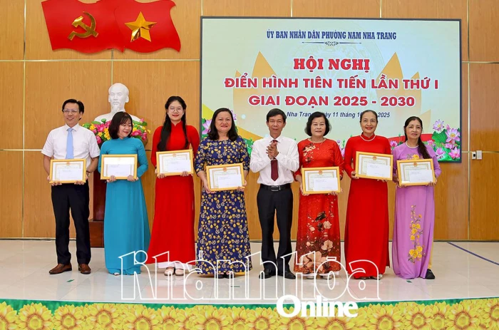 Hội nghị điển hình tiên tiến lần thứ I (2025 - 2030) phường Nam Nha Trang