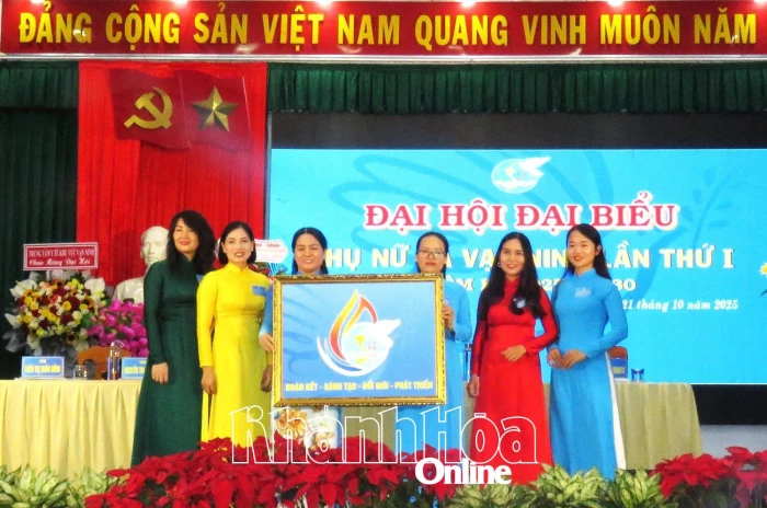 Đại hội đại biểu Phụ nữ xã Vạn Ninh lần thứ I, nhiệm kỳ 2025 - 2030