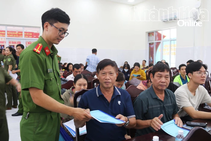 Phường Nam Nha Trang tuyên truyền Luật Phòng cháy, chữa cháy và cứu nạn, cứu hộ