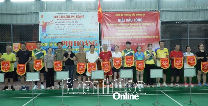 Phường Bắc Cam Ranh tổ chức Giải cầu lông năm 2025