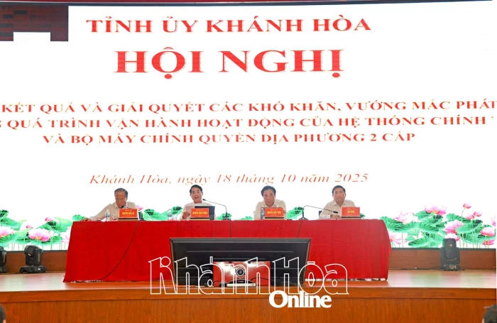 Hội nghị chuyên đề về vận hành hệ thống chính trị và bộ máy chính quyền địa phương 2 cấp