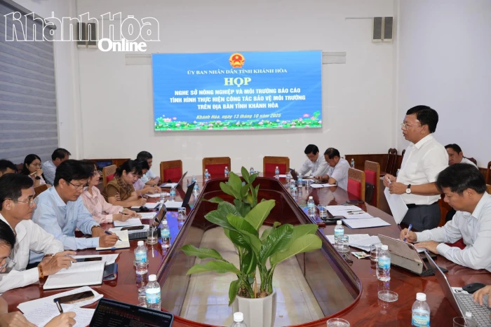 Tăng cường công tác quản lý bảo vệ môi trường