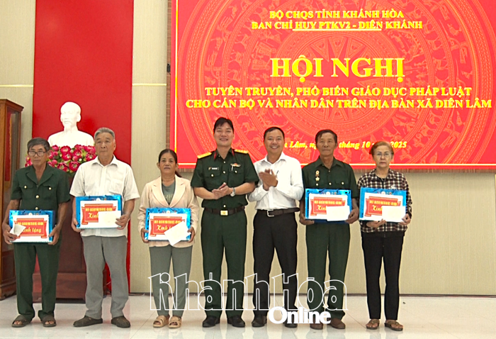 Tuyên truyền, phổ biến giáo dục pháp luật cho cán bộ, nhân dân xã Diên Lâm