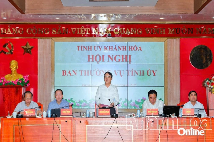 Hội nghị Ban Thường vụ Tỉnh ủy cho ý kiến về một số nội dung quan trọng
