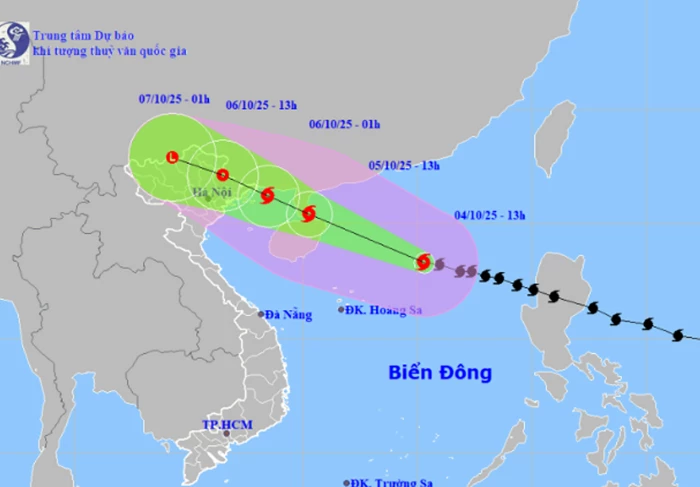 Bão giật cấp 16 trên Biển Đông, cảnh báo mưa lớn cục bộ trên địa bàn tỉnh Khánh Hòa