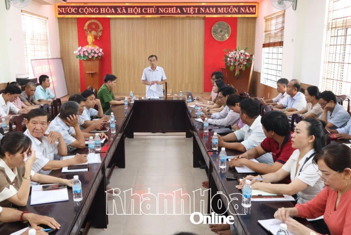 Xã Cam Lâm triển khai chiến dịch làm sạch, làm giàu cơ sở dữ liệu đất đai