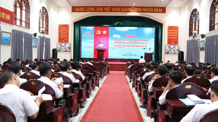 Vùng 4 Hải quân quán triệt Nghị quyết Hội nghị Trung ương 4 khóa XIV