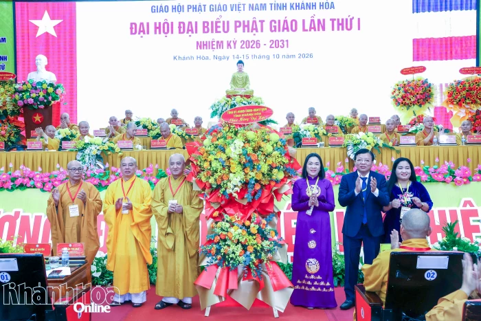 Đại hội đại biểu Phật giáo Việt Nam tỉnh Khánh Hòa lần thứ I, nhiệm kỳ 2026 - 2031