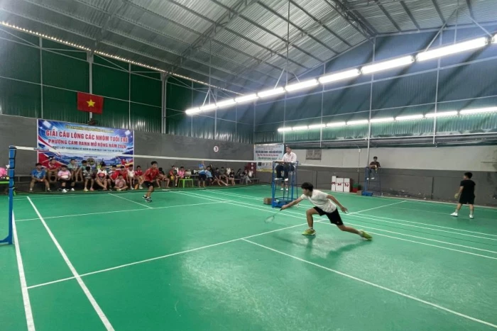 Khai mạc Giải cầu lông các nhóm tuổi trẻ phường Cam Ranh mở rộng năm 2026