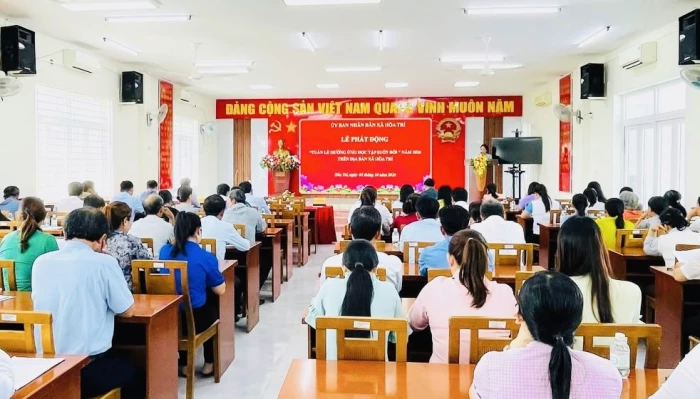 Xã Hòa Trí phát động Tuần lễ hưởng ứng học tập suốt đời năm 2026