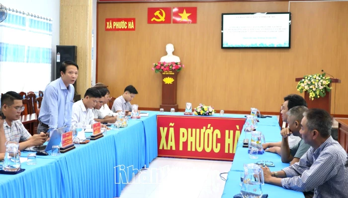 Xã Phước Hà làm việc với nhà đầu tư Dự án Trồng và chế biến các sản phẩm từ cây cao lương và dược liệu