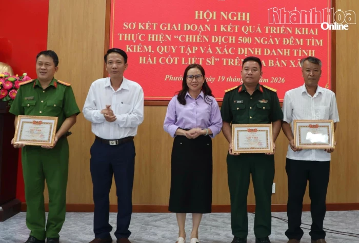 Xã Phước Hà sơ kết thực hiện "Chiến dịch 500 ngày đêm"