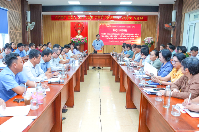 Phường Đông Hải triển khai xét tặng danh hiệu “Gia đình văn hóa”, “Tổ dân phố văn hóa”