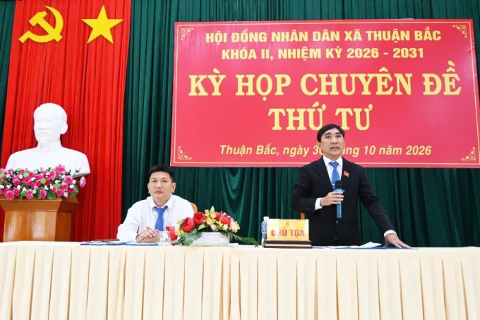 Kỳ họp chuyên đề thứ 4 HĐND xã Thuận Bắc khóa II