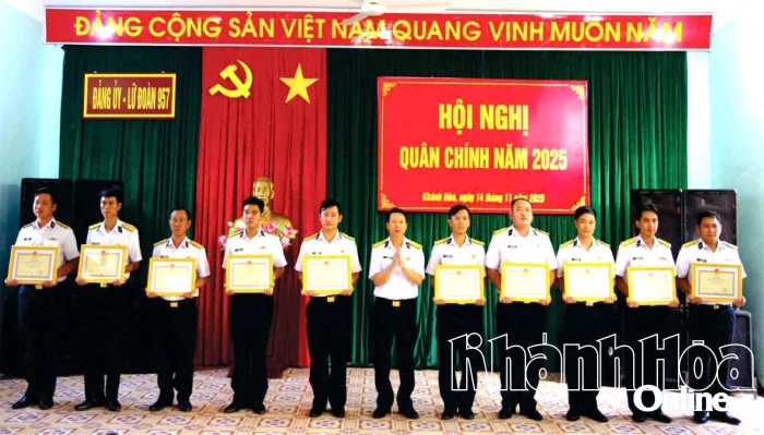 Lữ đoàn 957 tổ chức Hội nghị quân chính năm 2025