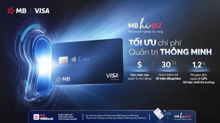 Thúc đẩy chuyển đổi số doanh nghiệp với MB Visa Hi BIZ