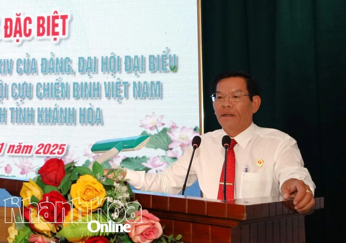 Hội Cựu chiến binh tỉnh Khánh Hòa phát động đợt thi đua đặc biệt