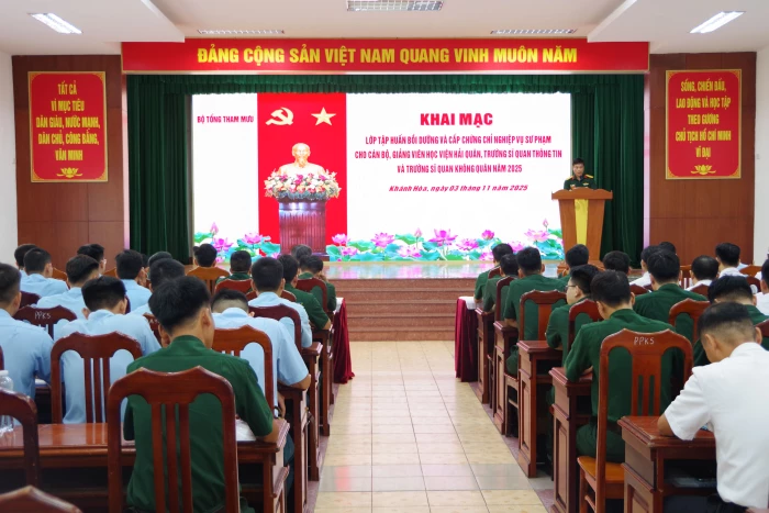 Tập huấn bồi dưỡng và cấp chứng chỉ nghiệp vụ sư phạm cho cán bộ, giảng viên quân đội