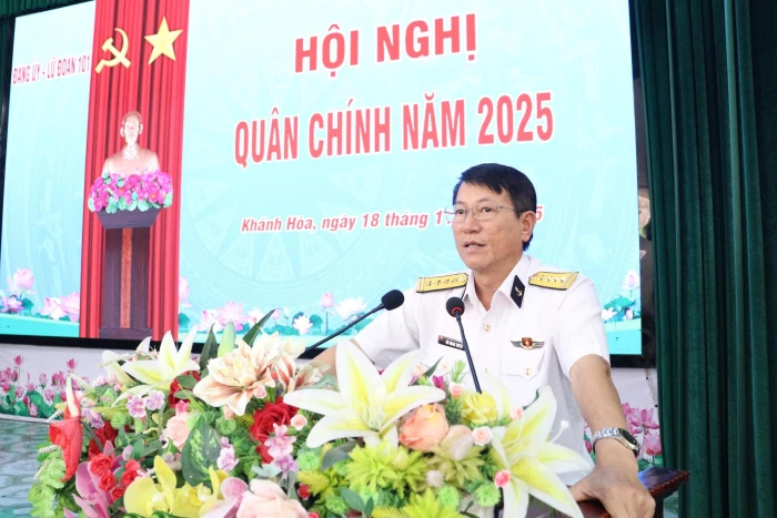 Lữ đoàn 101 tổ chức hội nghị quân chính năm 2025