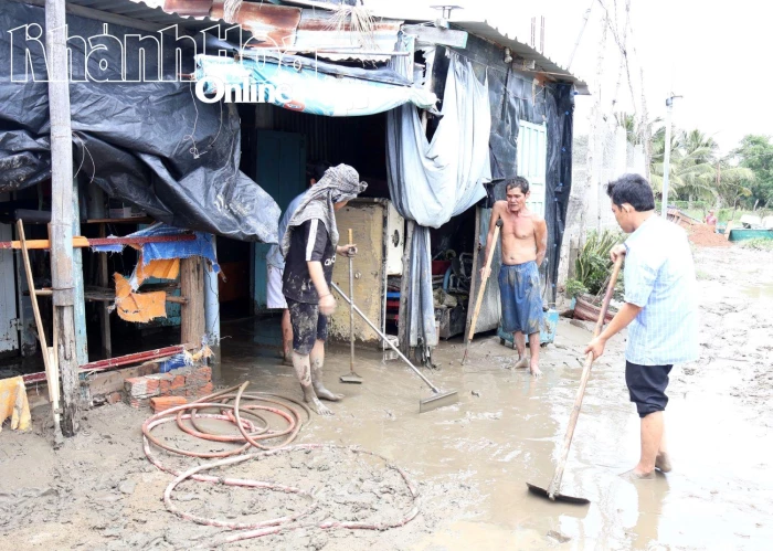 Các địa phương phía nam của tỉnh Khánh Hòa chủ động khắc phục hậu quả mưa lũ