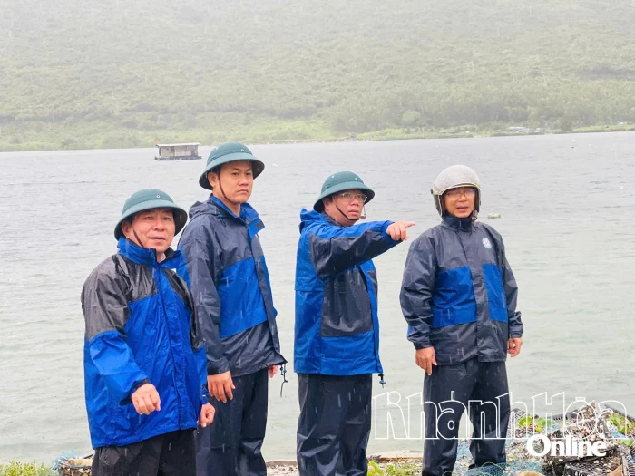Xã Đại Lãnh: Các hộ nuôi trồng thủy sản trên bè đã được đưa vào bờ an toàn