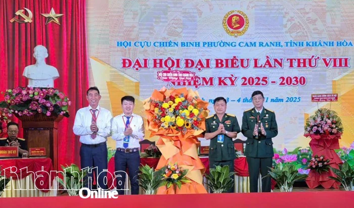 Đại hội đại biểu Hội Cựu chiến binh phường Cam Ranh lần thứ VIII