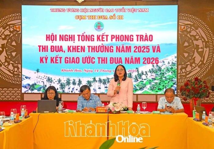 Cụm thi đua số III - Hội Người cao tuổi Việt Nam tổng kết phong trào thi đua, khen thưởng năm 2025