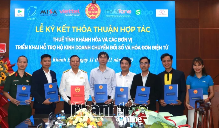 Ký kết thỏa thuận hợp tác về hỗ trợ hộ kinh doanh chuyển đổi số và hóa đơn điện tử