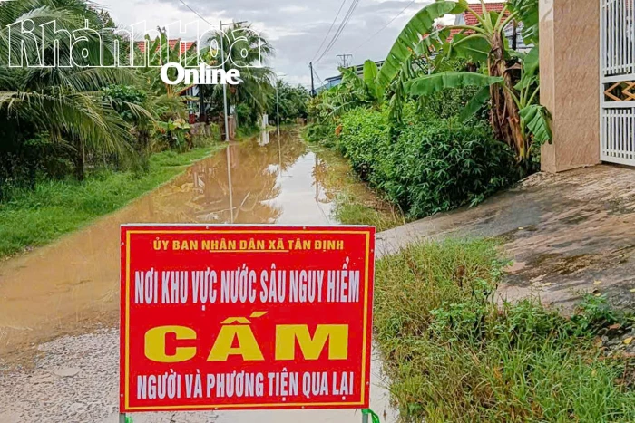 Xã Tân Định: Sẵn sàng di dời 299 hộ dân khi xảy ra bão số 13