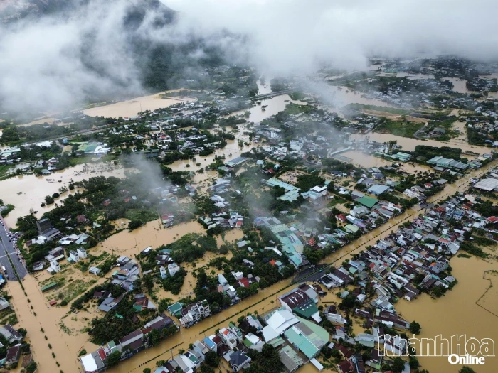 Thông báo khẩn về tình hình mưa lũ