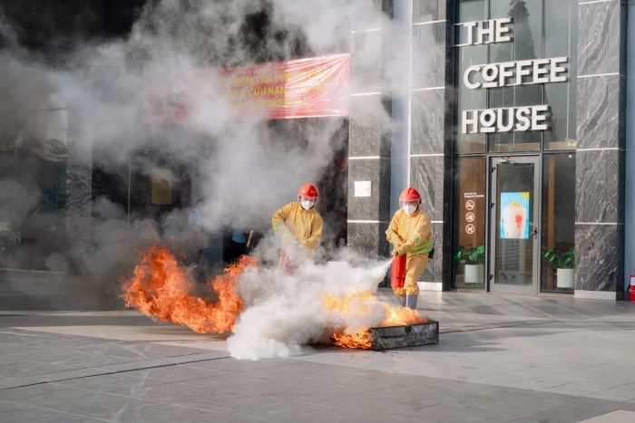 Tòa nhà A&B Central Square tổ chức diễn tập phòng cháy, chữa cháy và cứu nạn, cứu hộ quy mô lớn