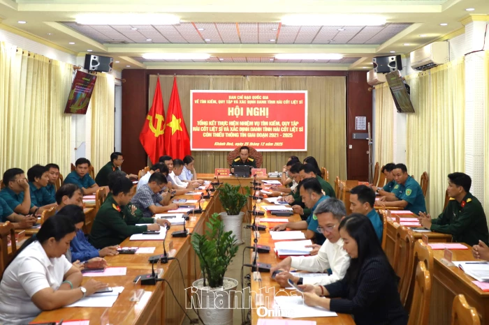 Giai đoạn 2021 - 2025, cả nước tìm kiếm, quy tập được hơn 6.900 hài cốt liệt sĩ