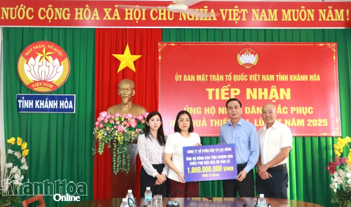 Các đơn vị, doanh nghiệp ủng hộ tỉnh 1,4 tỷ đồng khắc phục thiệt hại do mưa lũ