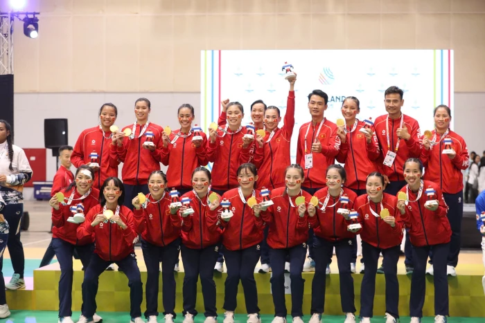 Ngày thi đấu 17-12 SEA Games 33:
Đoàn thể thao Việt Nam gặt hái 16 huy chương vàng