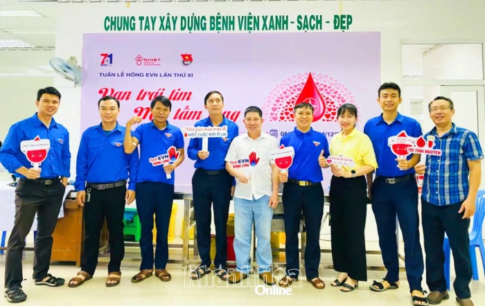 Lan tỏa nghĩa cử “giọt hồng” trong ngành Điện