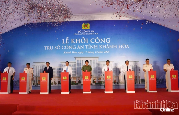 Khởi công xây dựng trụ sở Công an tỉnh Khánh Hòa