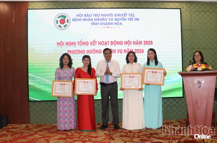 Hội Bảo trợ người khuyết tật, bệnh nhân nghèo và quyền trẻ em tỉnh tổng kết công tác năm 2025