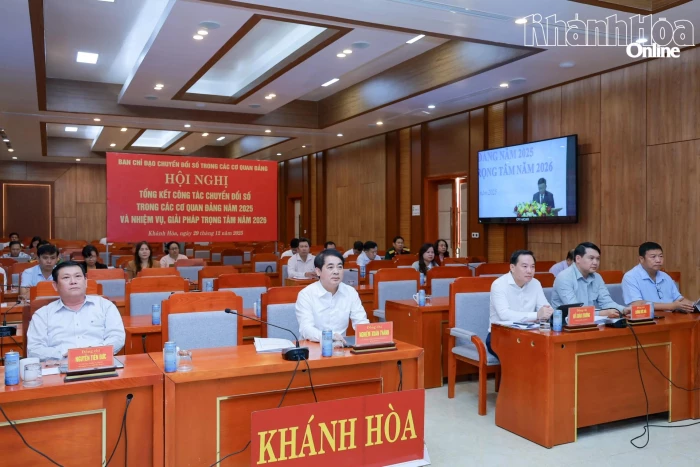 Hội nghị tổng kết công tác chuyển đổi số trong các cơ quan Đảng năm 2025