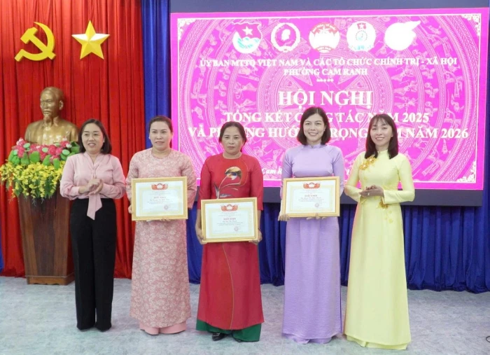 Mặt trận phường Cam Ranh tổng kết công tác hoạt động năm 2025