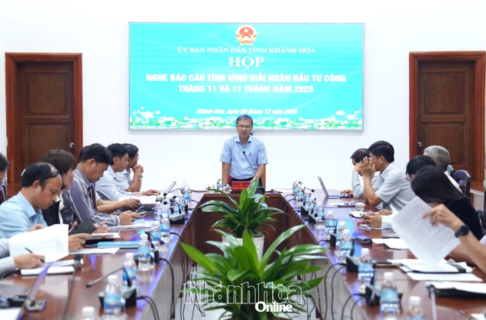 Đốc thúc tiến độ giải ngân vốn đầu tư công